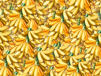 Marco Victorino - Pattern Bananas abstract botanical art design pattern pattern design pattern designer