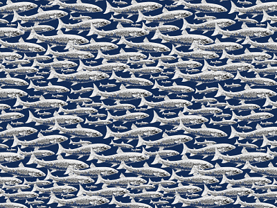 Marco Victorino - Pattern Shoal design fish fishing pattern pattern design pattern designer