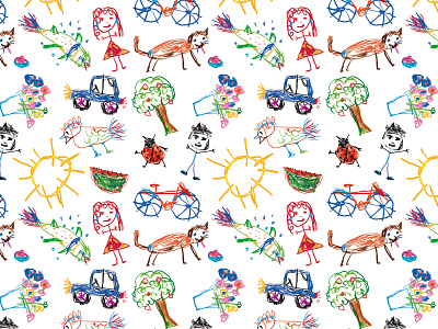 Marco Victorino Pattern Kids 1 design illustration kids kids art pattern pattern design pattern designer