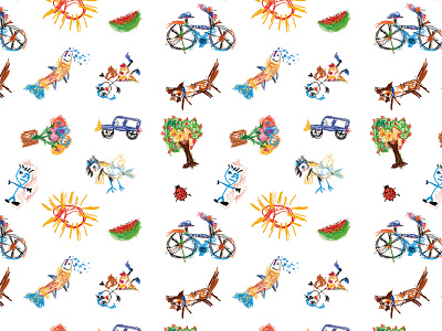 Marco Victorino Pattern Kids 2 abstract design illustration kids kids art pattern pattern design pattern designer