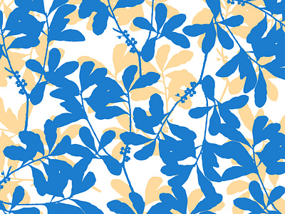 Blue Yellow Foliage