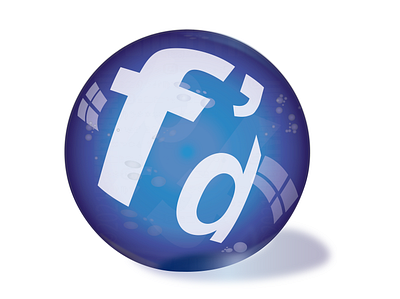 f'd illustration logo marble social media typography