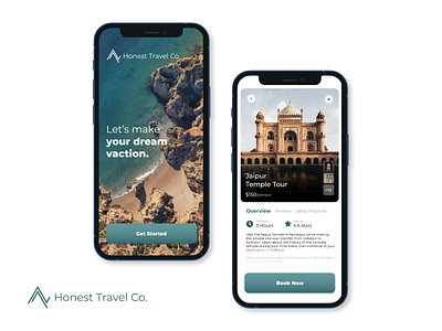 Honest Travel Co. branding design ui