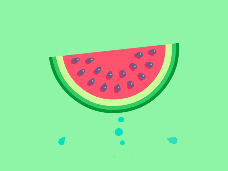 Watermelon animation drops emoji food fruit gif vector water watermelon