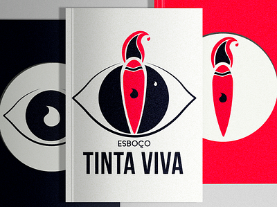 Mockup-Esboço Tinta Viva (Logo) logo logo design marca mockup
