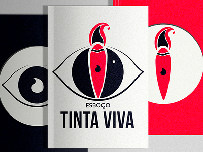 Mockup-Esboço Tinta Viva (Logo) logo logo design marca mockup