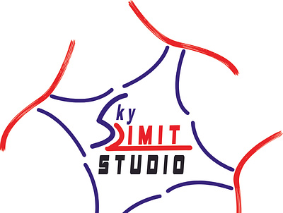 Sky Limit Studio branding camsieta coreldraw diseño logo typography vector