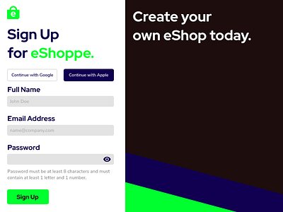 eShoppe || DailyUI #001