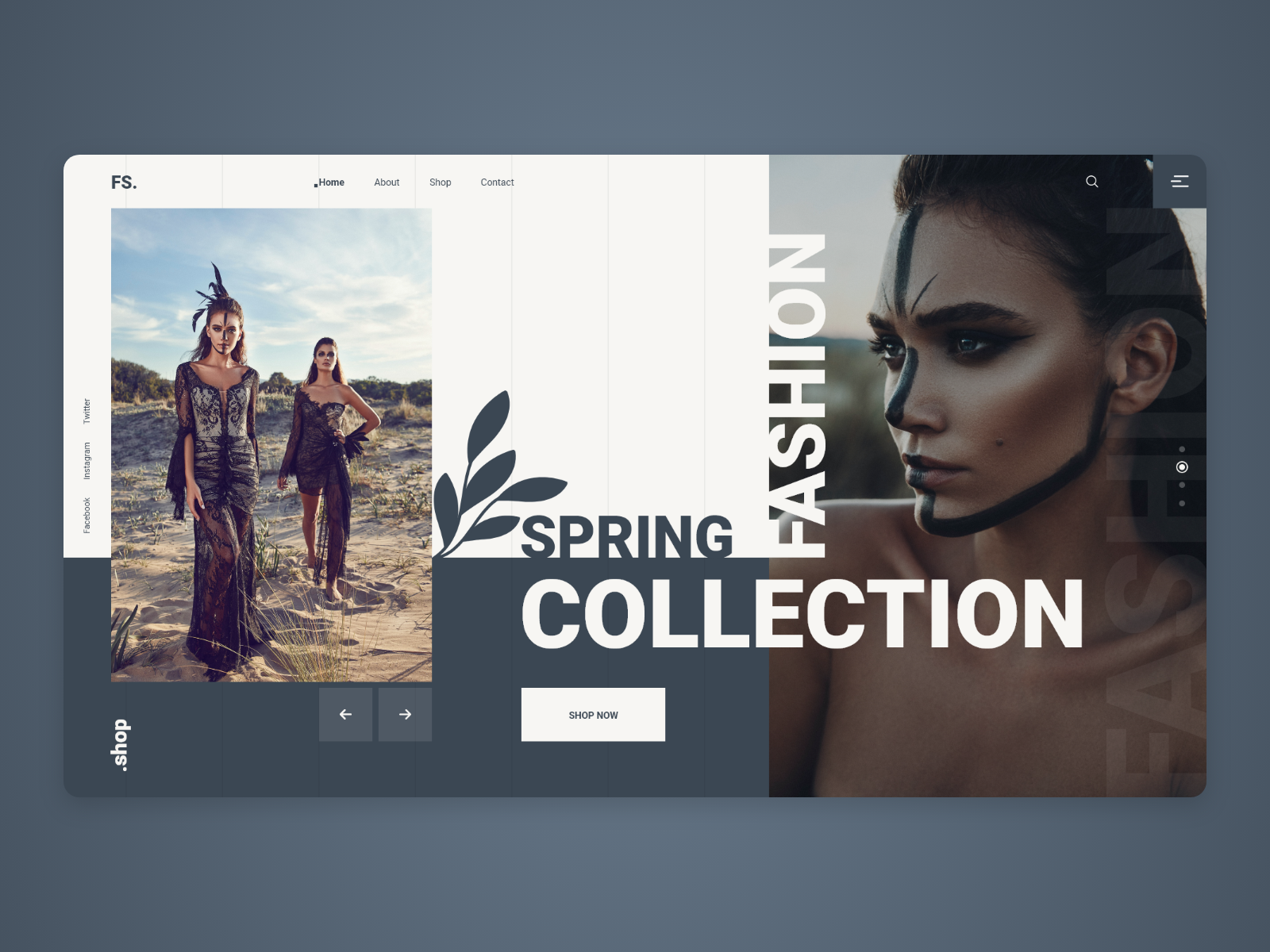Fashion Website by Lorin U. on Dribbble