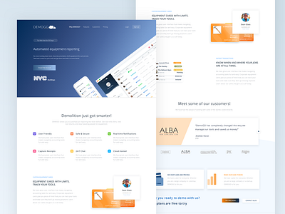 DEMOGO Landing page