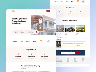 Real estate landing page