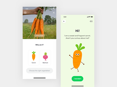 Veggie Story Interface