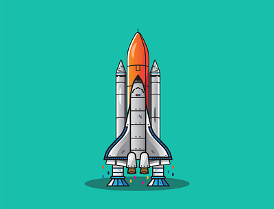 Rocket Vector 3d abc astronaut vector background design illustration logo rocket vector space vector vector vector graphic vector rocket