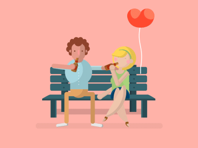 Love is in the air... animation beer gif graphic heart love lovers motion valentine