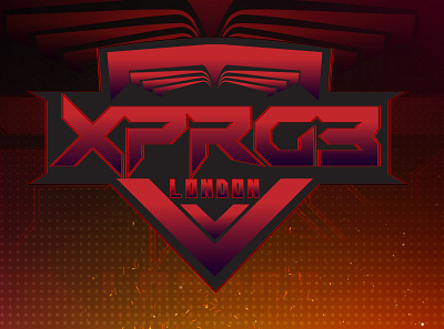 xprg3 red esport esport logo esportlogo game esport gaming illustration initial logo logo logotype twitch logo typography vector youtube logo