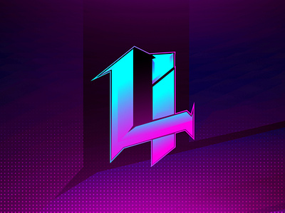 LI Logo art branding esportlogo gamer logo illustration letter logo logo logodesign retro typhography