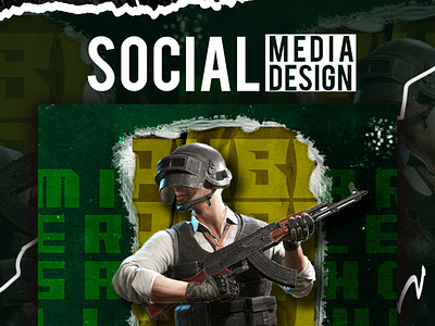 PUBG SOCIAL MEDIA | PUBG POSTER design esport esportlogo flyer game esport gamer logo gaming graphic design illustration post social media