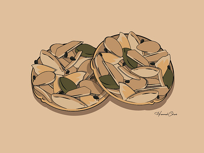 Florentine Biscuits design illustration vector
