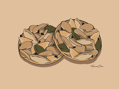 Florentine Biscuits design illustration vector