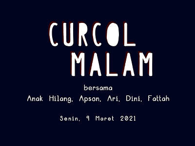 Curcol Malam