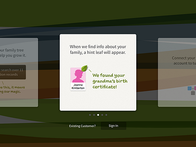 Mobile App Onboarding animated cards onboarding