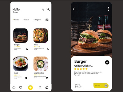 Food_shot app design food app ux