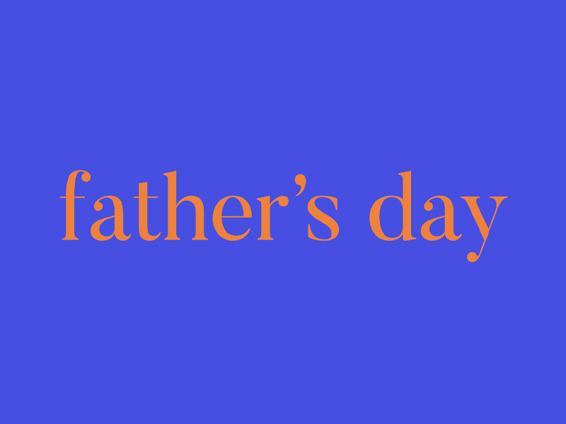Father's Day 2019 Proposal #2 rad dad father dad daddy fathers day simple minimal serif logo serifs serif font orange blue serif butler red god church christian jesus crosswalk