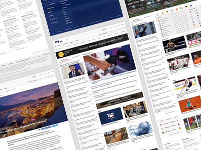 Web site for a large news resource ui ux design web design