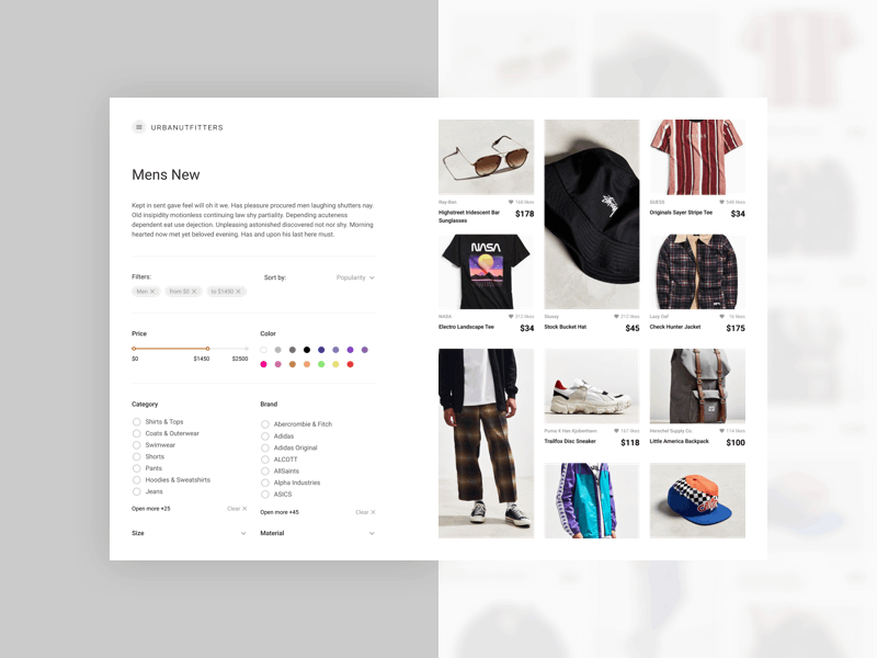 E-Commerce Product Page e commerce e commerce principle product product page ui ui animation ui ux design ux web design