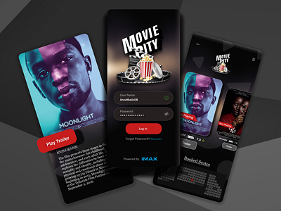 Movie Theatre Booking Application UI Design