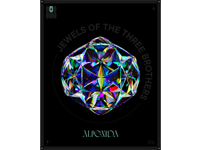 Alpenida 3d 3d graphic 3d jewels cinema 4d dispersion inspiration ior jewels