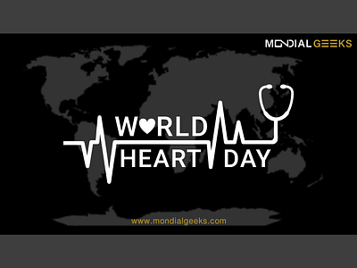 World Heart Day art branding clean design graphic design healthcare illustration minimal typography vector website