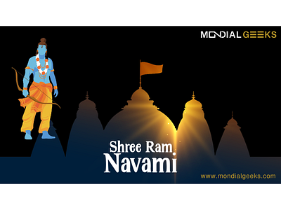 Ram Navami 2 adobe adobe illustrator adobe photoshop branding design designinpiration digitalart graphic design mondialgeeks ram ramnavami seetaram