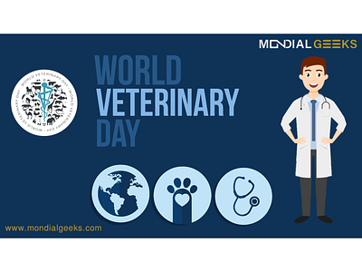 World Veterinary Day adobe adobe illustrator adobe photoshop design designinpiration digitalart graphic design mondialgeeks vet veterans day veterinary wvd