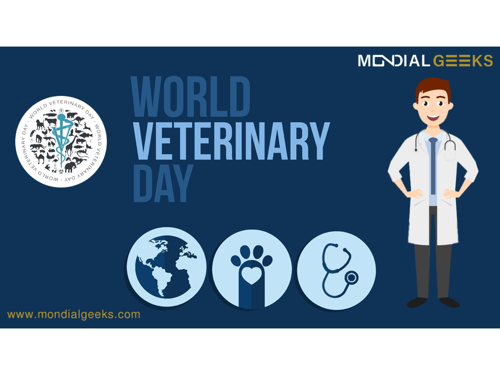 World Veterinary Day by Mondial Geeks on Dribbble