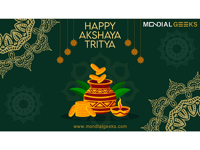 Akshaya Tritya adobe akshaya tritya akti art branding clean design digitalart graphic design minimal mondialgeeks