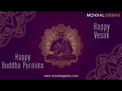 Buddha Purnima adobe buddha buddhajayanti buddhapurnima design designinpiration digitalart graphic design mondialgeeks vesak