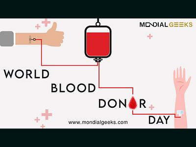 World Blood Donor Day adobe blooddonor design designinpiration digitalart graphic design mondialgeeks worldblooddonorday