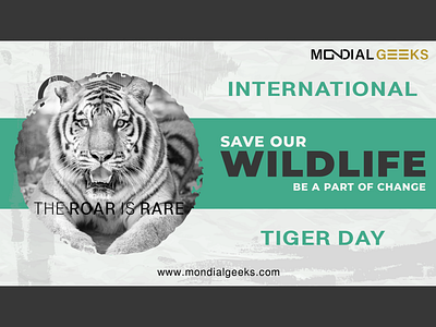 International Tiger Day adobe bigcats branding design designer designinspiration digitalart graphic design graphicdesigner graphics internationaltigerday mondialgeeks tiger tigers wildlife wildlifeconservation