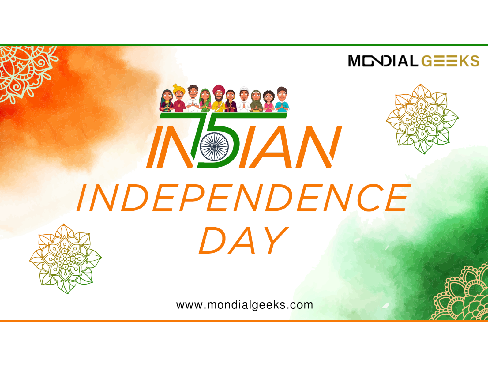 Indian Independence Day by Mondial Geeks on Dribbble