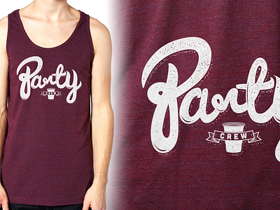 Party Tank Pre-Orders party tank texture type typography