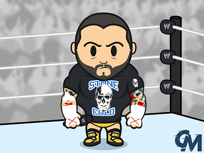 BEST IN THE WORLD! best in the world cm punk illustration punk stone cold wrestling wwe