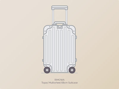 Rimowa Topas Multiwheel Suitcase bags branding duffle graphic illustration luggage rimowa