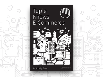 Tuple Activity Book book cover marketing swag ui ux