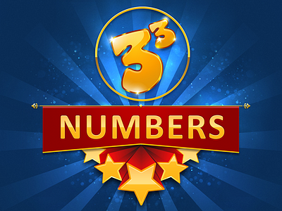 33 numbers casino casual games gold gold logo golden font poker red ribbons slots