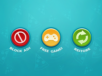 buttons art buttons casual games clean design colorful free games game game art happy restore round buttons ui design