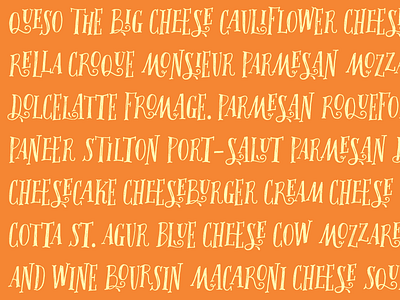 Capriccio Font Sneak Peek allcaps capitals capricious font ligature silly swash whimsical