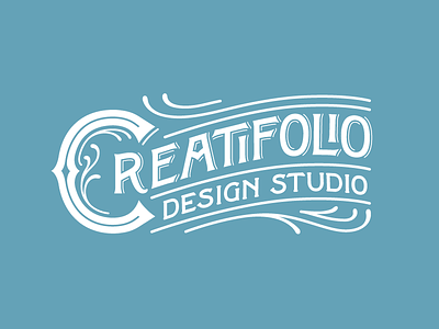 Creatifolio Design Studio Rebrand brand logo nouveau victorian vintage