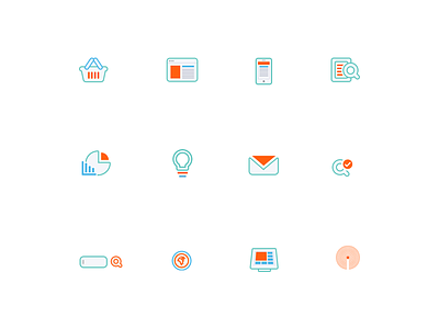 Service Icons flat icon icons interfaces line services ui user web webdesign
