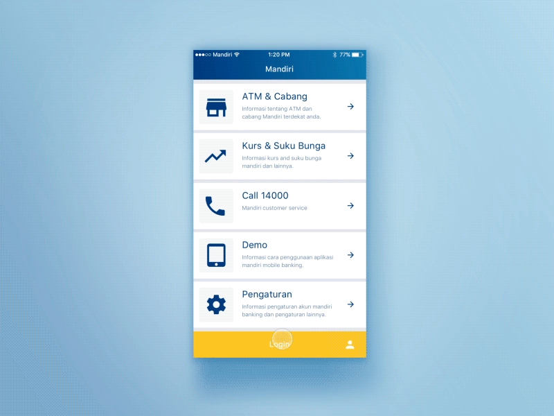 Home clean dashboard interface ios iphone principleformac ui app bank interaction ux